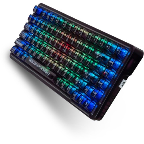 Клавіатура Thunderobot K75 TKL RGB Tri-mode Violet Mist Moon Switch Purple (6932066305550)