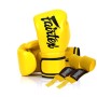 Боксерські рукавички Fairtex BGV14 Yellow 14 унцій (бинти в комплекті) (BGV14_14oz_Yellow)
