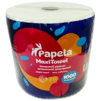 Паперові рушники Papela MaxiTowel 2 шари 1000 відривів 1 рулон (4820270940129)
