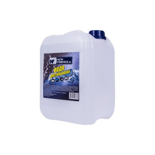 Вода дистильована NEW FORMULA 10л (4820215591782)