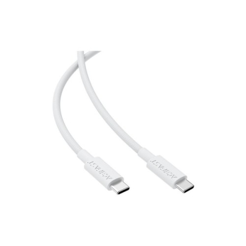 Дата кабель USB-C to USB-C 1.2m 3A white Acefast (6974316284253)