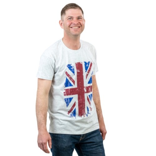 Футболка Sol's Regent Great Britain Flag 150 світло-меланжевий S (11380300/10S)