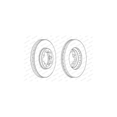 Гальмівний диск FERODO DDF2469