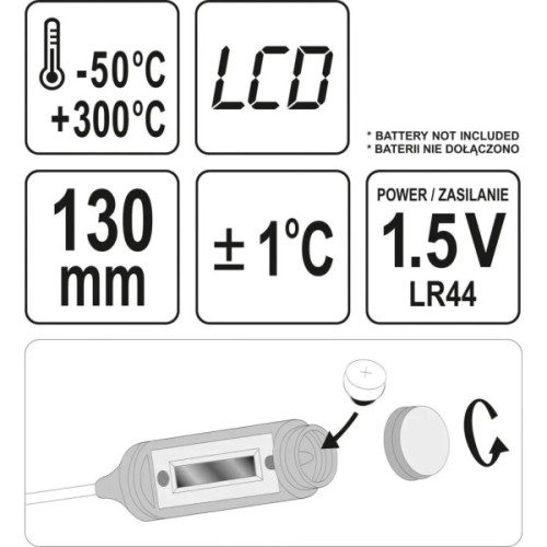Кухонний термометр Yato YT-72971