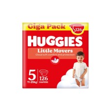 Підгузки Huggies Little Movers 5 (11-25 кг) M-pack, 126 шт (5029053583419)