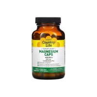 Мінерали Country Life Магній з кремнієм, 300 мг, Target-Mins, Magnesium Caps with Silica, 120 вегет. (CLF-02475)
