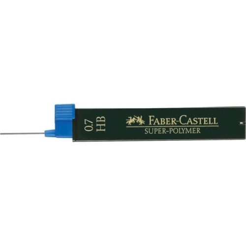 Грифель для механічного олівця Faber-Castell Super-Polymer НВ (діаметр 0,7 мм), 12 штук у пеналі (2012)