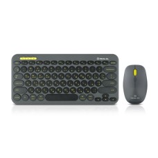 Комплект REAL-EL KIT-635W Wireless/Bluetooth Black (EL123100057)