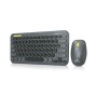 Комплект REAL-EL KIT-635W Wireless/Bluetooth Black (EL123100057)