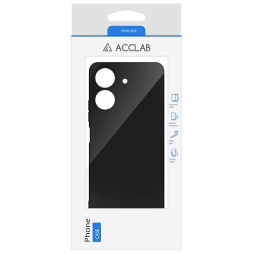 Чохол до мобільного телефона ACCLAB Silicone Case Xiaomi Redmi 13C 4G Black (1283126602511)