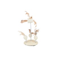 Іграшка для котів Trixie М'ячі з пір'ям на пружинах 15 x 30 см (4011905407210)