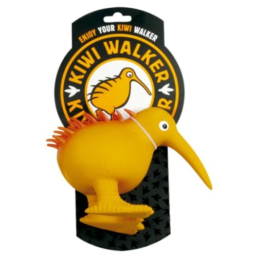 Іграшка для собак Kiwi Walker Птах ківі 13.5 см помаранчева (8596075000011)
