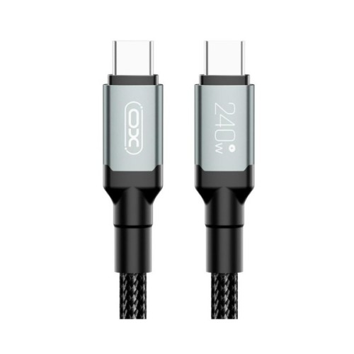 Дата кабель USB-C to USB-C 1.0m 240W black XO (NBQ264A_С_Black)