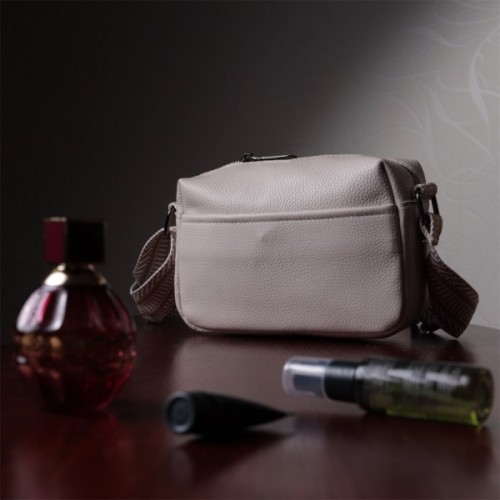 Сумка Vintage Жіноча на одне відділення з натуральної шкіри Біла (22602)