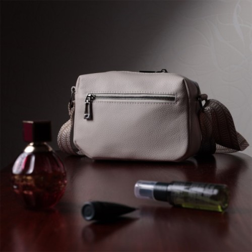 Сумка Vintage Жіноча на одне відділення з натуральної шкіри Біла (22602)