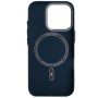 Чохол до мобільного телефона Armorstandart LikeCarbon2 MagCase Apple iPhone 16 Pro Kevlar Dark Blue (ARM88594)