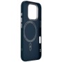 Чохол до мобільного телефона Armorstandart LikeCarbon2 MagCase Apple iPhone 16 Pro Kevlar Dark Blue (ARM88594)