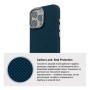 Чохол до мобільного телефона Armorstandart LikeCarbon2 MagCase Apple iPhone 16 Pro Kevlar Dark Blue (ARM88594)