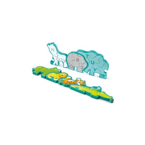 Пазл Hape дерев'яний алфавіт Парад звірів 26 елементів (E1627)