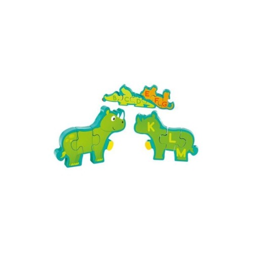 Пазл Hape дерев'яний алфавіт Парад звірів 26 елементів (E1627)