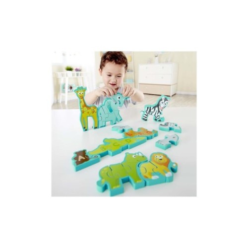 Пазл Hape дерев'яний алфавіт Парад звірів 26 елементів (E1627)