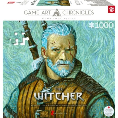 Пазл GoodLoot The Witcher Geralt of Rivia & Vincent van Gogh 1000 ел. (5908305247548)