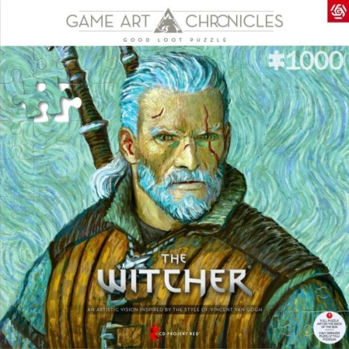Пазл GoodLoot The Witcher Geralt of Rivia & Vincent van Gogh 1000 ел. (5908305247548)