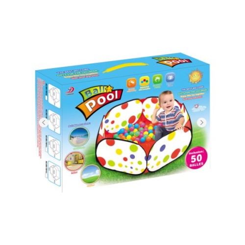 Розвиваюча іграшка Iggy Ziggy Манеж дитячий Ball Pool з кулькам (3858894672349)