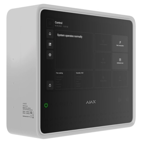 Модуль управління розумним будинком Ajax EN54 Fire Hub white