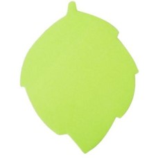 Папір для нотаток Buromax with adhesive layer "Leaf", 50 sheets, NEON colors mix (BM.2367-99)