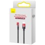 Дата кабель USB-C to Lightning 1.0m 20W 90° corner black/red Baseus (CAVP000220)