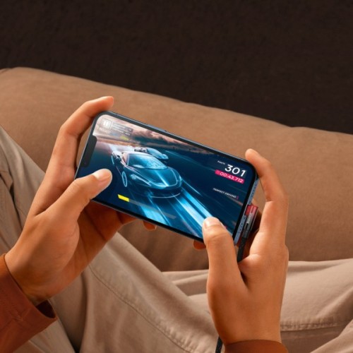 Дата кабель USB-C to Lightning 1.0m 20W 90° corner black/red Baseus (CAVP000220)