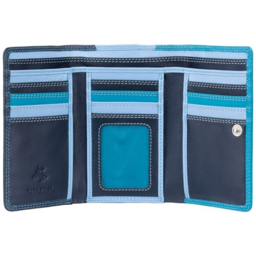 Гаманець Visconti RB43 Bora з RFID Blue Multi (RB43 BLUE M)