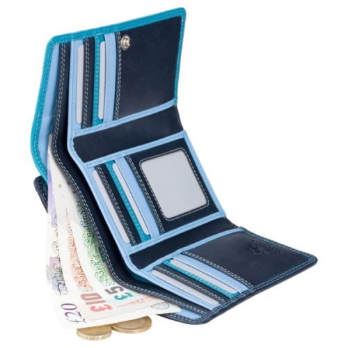 Гаманець Visconti RB43 Bora з RFID Blue Multi (RB43 BLUE M)