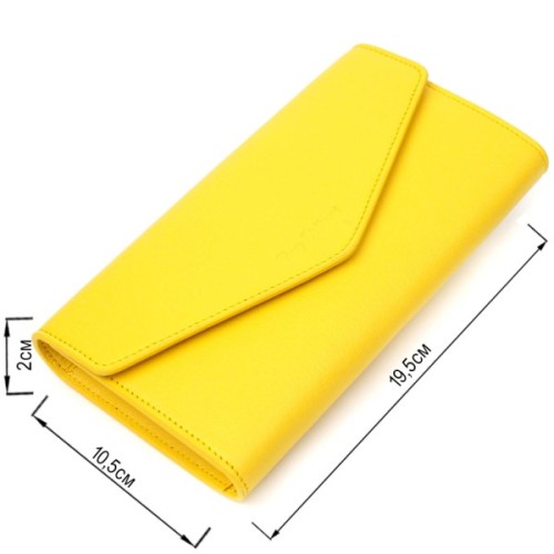 Портмоне Tony Bellucci З натуральної шкіри Жовте (21975)