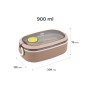 Ланч-бокс Kite 900 мл, бежевий (K25-1180-1)