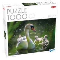 Пазл Tactic Лебідь на озері з малюками, 1000 елементів (59218)