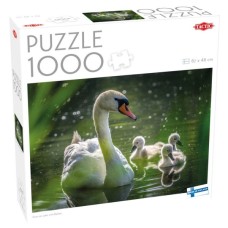 Пазл Tactic Лебідь на озері з малюками, 1000 елементів (59218)