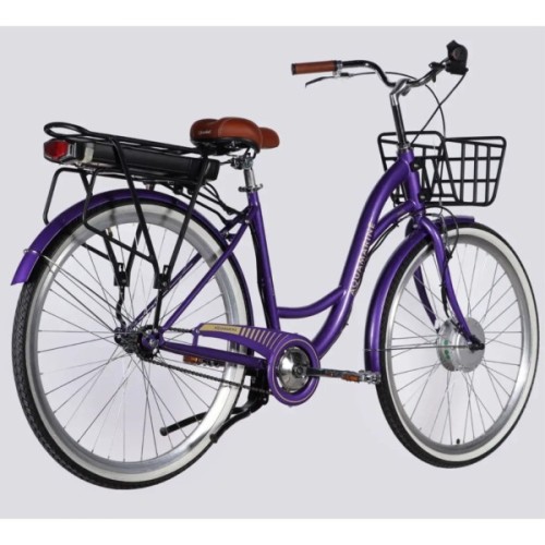 Електровелосипед Dorozhnik 28" eAQUAMARINE BH рама-19" 36B 13А*г 500Вт 2026 фіолетовий (ELB-D-28-108)