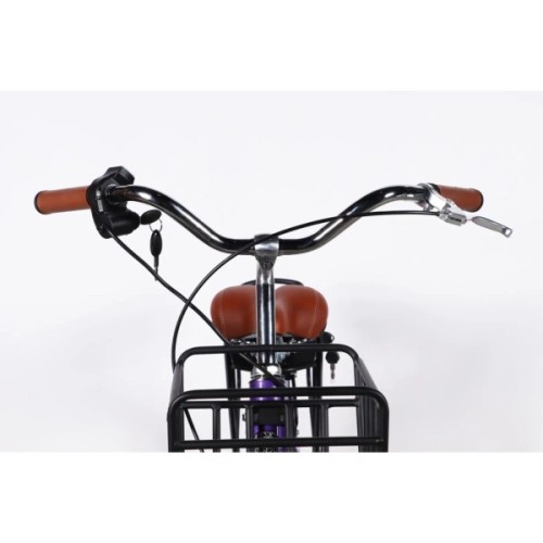 Електровелосипед Dorozhnik 28" eAQUAMARINE BH рама-19" 36B 13А*г 500Вт 2026 фіолетовий (ELB-D-28-108)