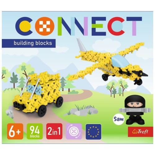 Конструктор Trefl Connect 2 в 1, 94 деталі (5900511619690)