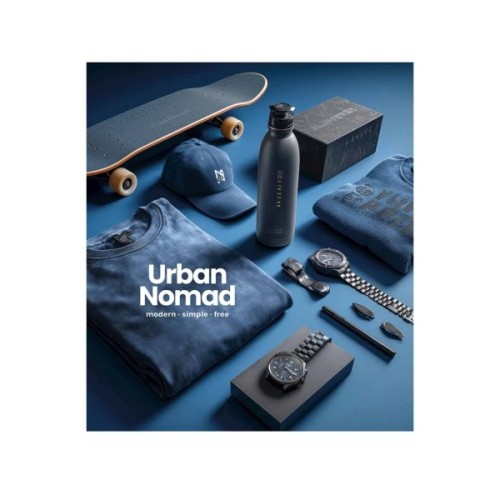Зошит Школярик Urban Nomad 96 аркушів клітинка (096-3677K)