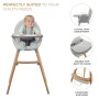 Стілець для годування Kinderkraft 2 в 1 Fini 2 Grey (5902533924509)