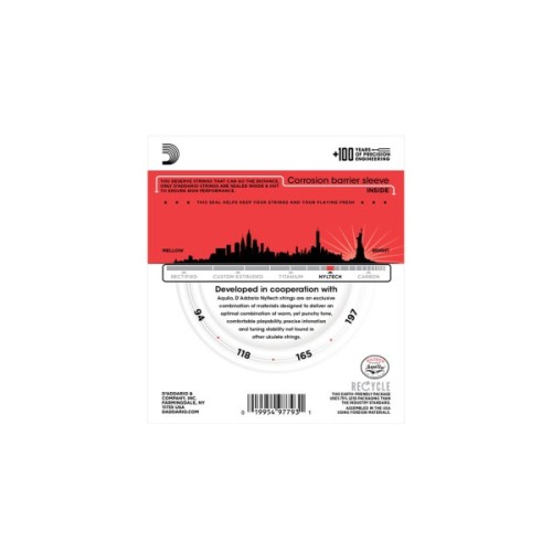 Струни для гітари D'Addario Nyltech Ukulele Bass (EJ88UB)