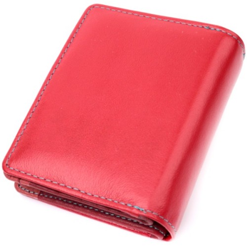 Гаманець ST Leather З натуральної шкіри Червоний (19437)