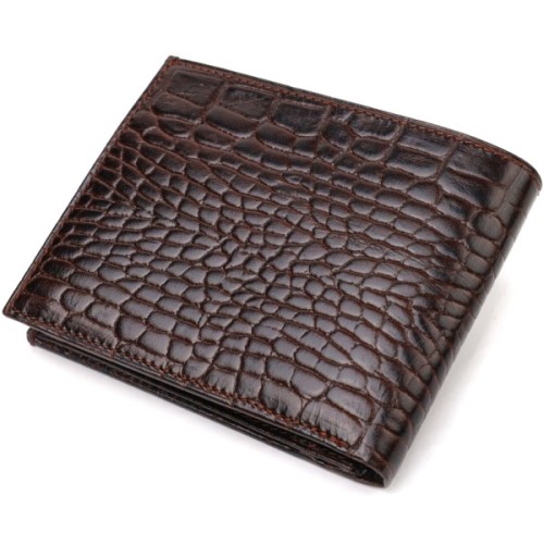 Гаманець Canpellini З натуральної шкіри Коричневий (21763)