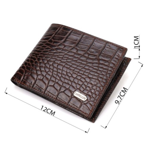 Гаманець Canpellini З натуральної шкіри Коричневий (21763)