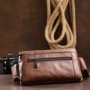 Сумка Vintage На пояс унісекс Коричнева (20457)