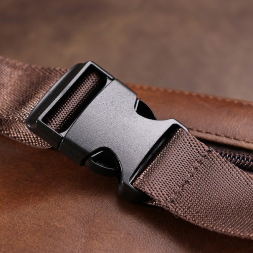 Сумка Vintage На пояс унісекс Коричнева (20457)