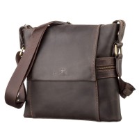 Сумка Shvigel Шкіряна Коричнева (11097)